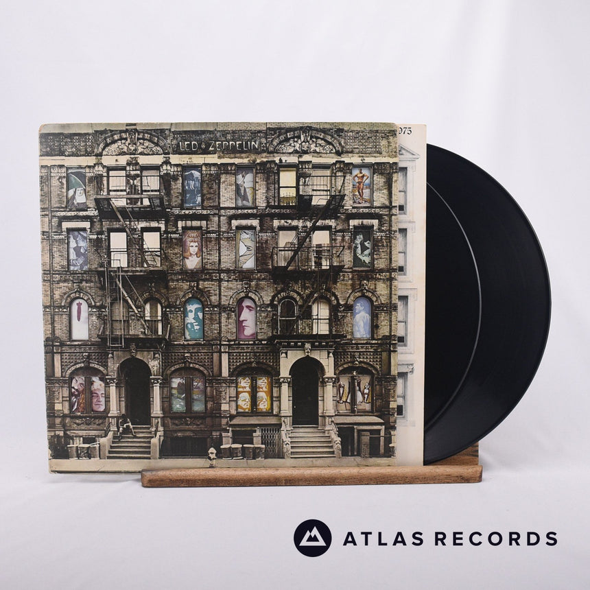 Led Zeppelin Physical Graffiti Double LP Vinyl Record - Front Cover & Record