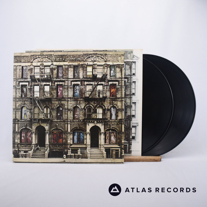 Led Zeppelin Physical Graffiti 2 x LP Vinyl Record - Front Cover & Record