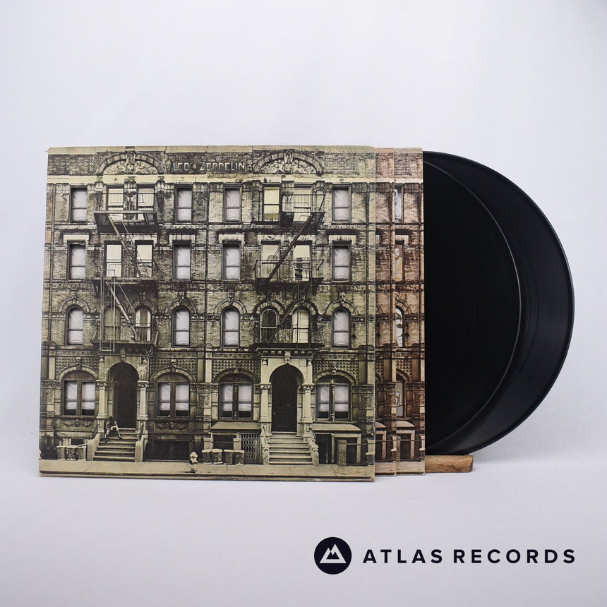Led Zeppelin Physical Graffiti 2 x LP Vinyl Record - Front Cover & Record