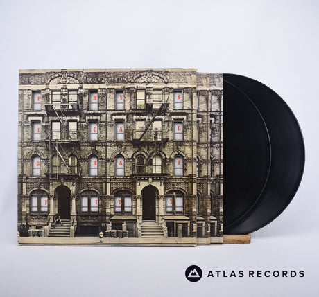 Led Zeppelin Physical Graffiti 2 x LP Vinyl Record - Front Cover & Record
