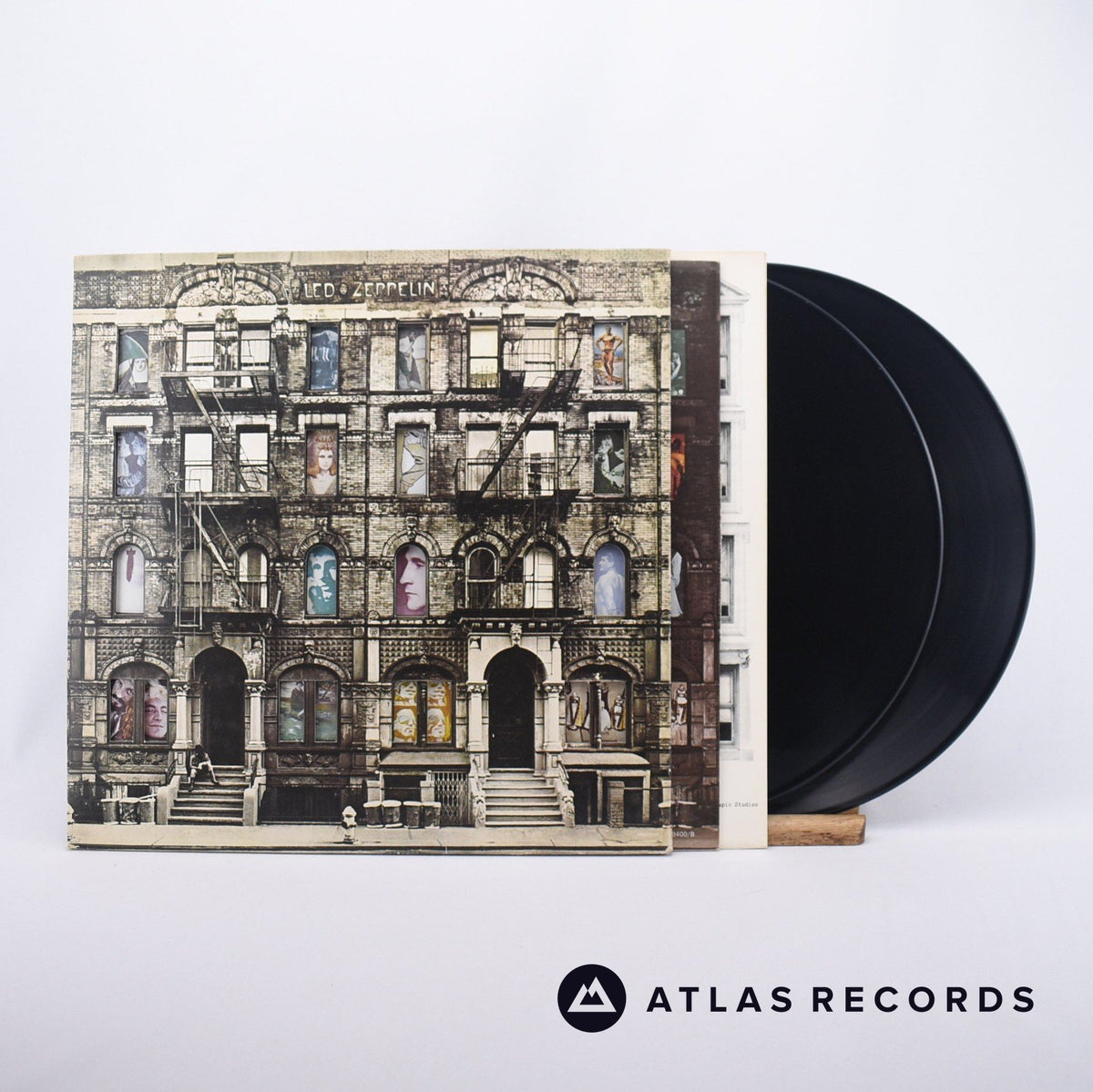 Led Zeppelin Physical Graffiti 2 x LP Vinyl Record - Front Cover & Record
