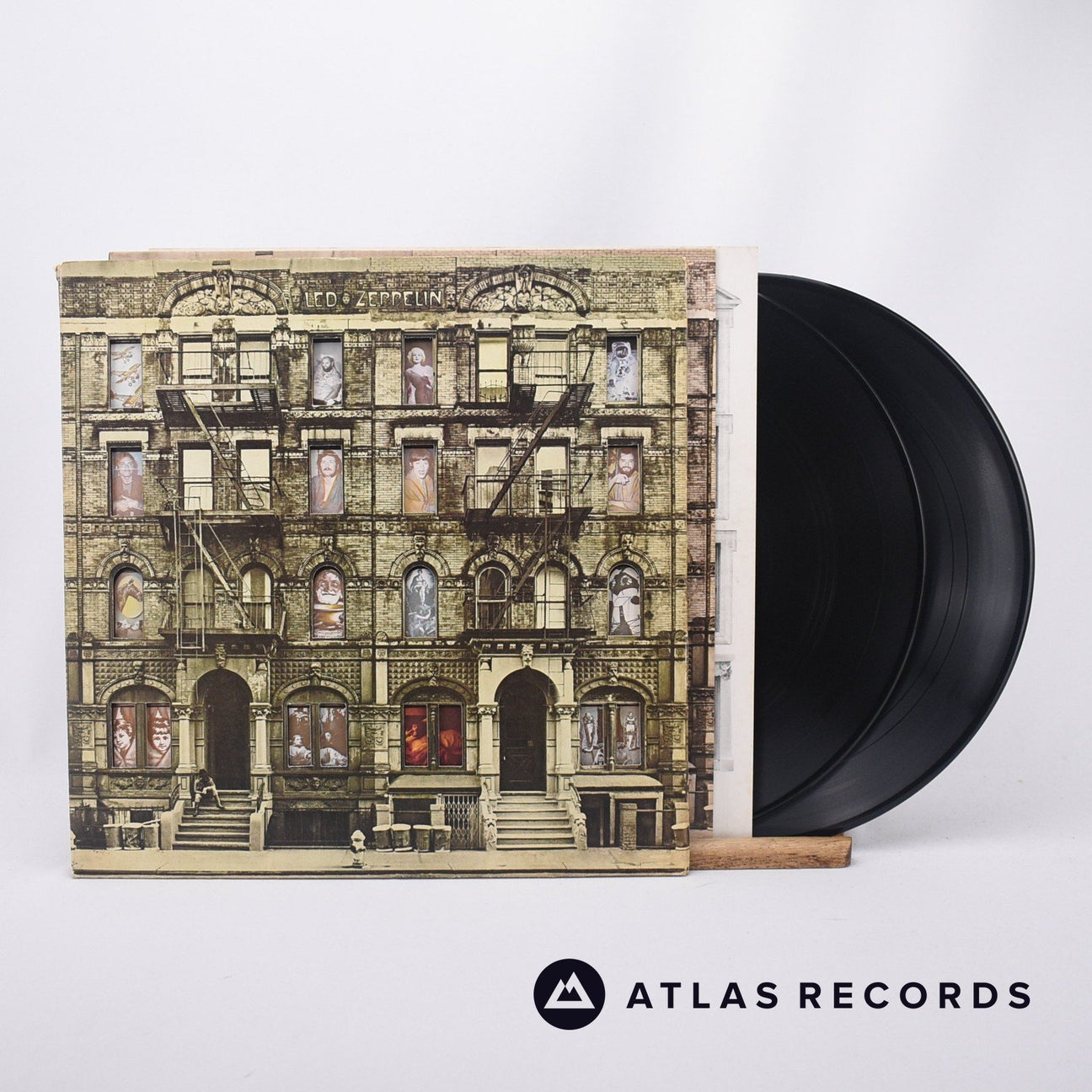 Led Zeppelin Physical Graffiti 2 x LP Vinyl Record - Front Cover & Record