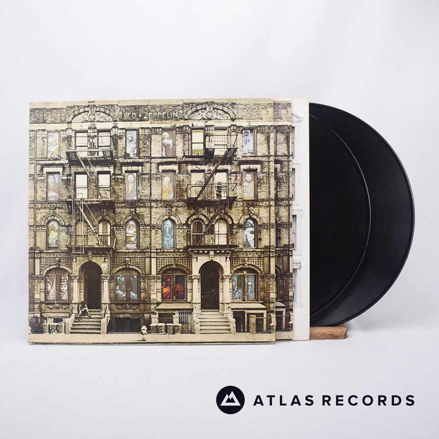 Led Zeppelin Physical Graffiti 2 x LP Vinyl Record - Front Cover & Record
