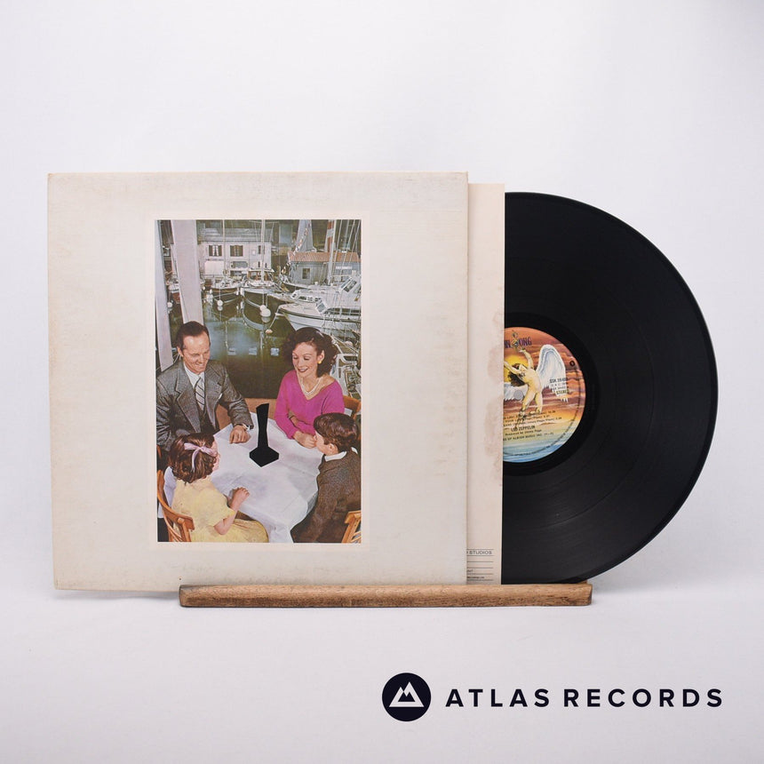 Led Zeppelin Presence LP Vinyl Record - Front Cover & Record