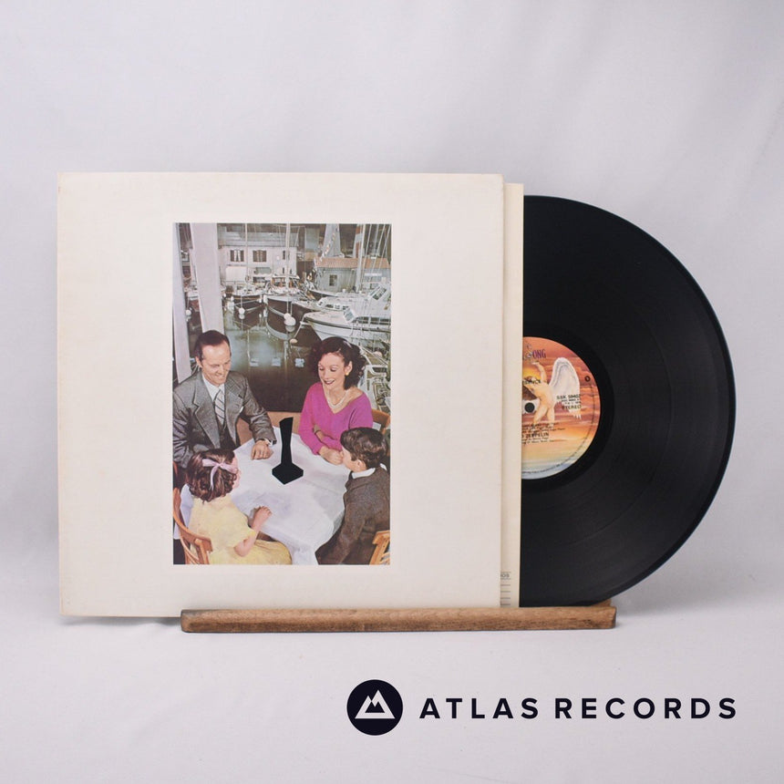 Led Zeppelin Presence LP Vinyl Record - Front Cover & Record