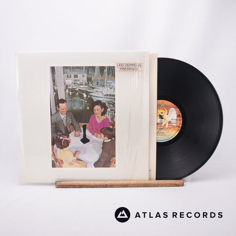 Led Zeppelin Presence LP Vinyl Record - Front Cover & Record