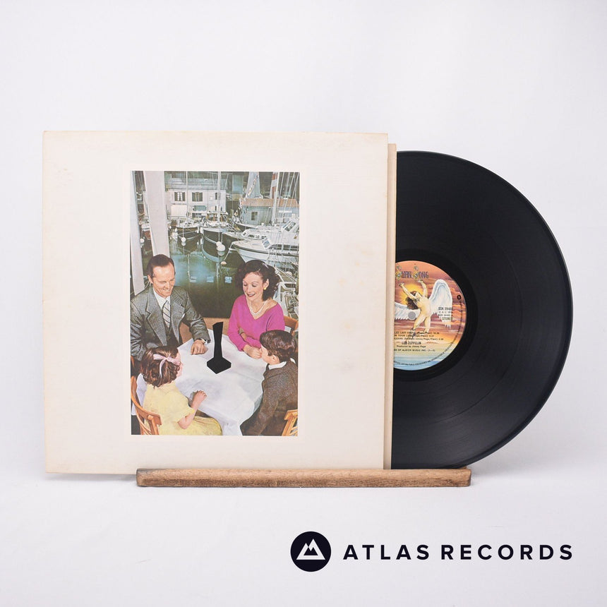 Led Zeppelin Presence LP Vinyl Record - Front Cover & Record