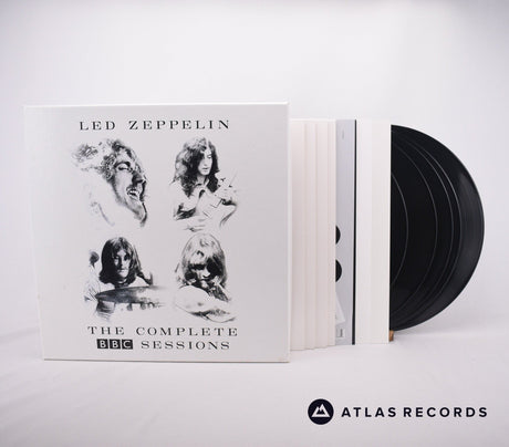 Led Zeppelin The Complete BBC Sessions 3 x CD + 5 x LP Box Set Vinyl Record - Front Cover & Record