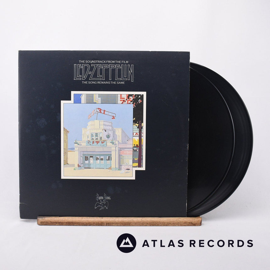 Led Zeppelin The Soundtrack From The Film The Song Remains The Same 2 x LP Vinyl Record - Front Cover & Record