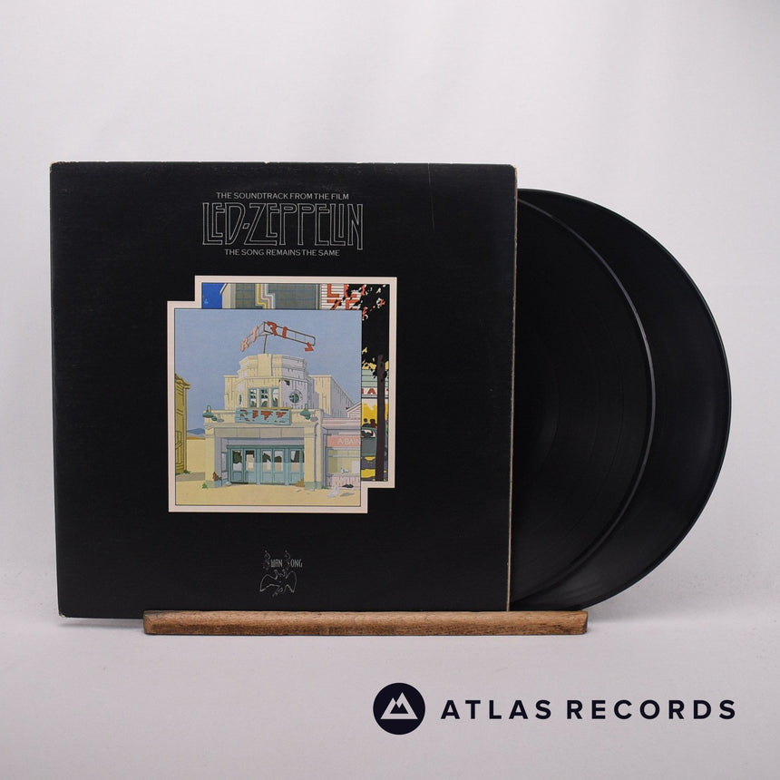 Led Zeppelin The Soundtrack From The Film The Song Remains The Same 2 x LP Vinyl Record - Front Cover & Record