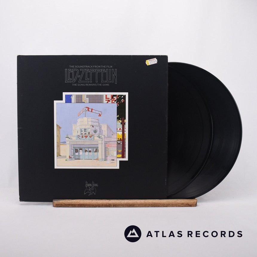 Led Zeppelin The Soundtrack From The Film The Song Remains The Same 2 x LP Vinyl Record - Front Cover & Record