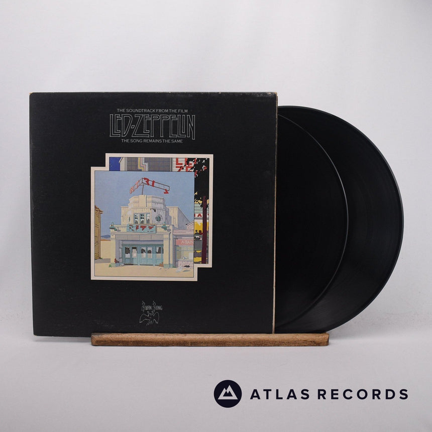 Led Zeppelin The Soundtrack From The Film The Song Remains The Same 2 x LP Vinyl Record - Front Cover & Record