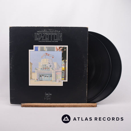 Led Zeppelin The Soundtrack From The Film The Song Remains The Same 2 x LP Vinyl Record - Front Cover & Record