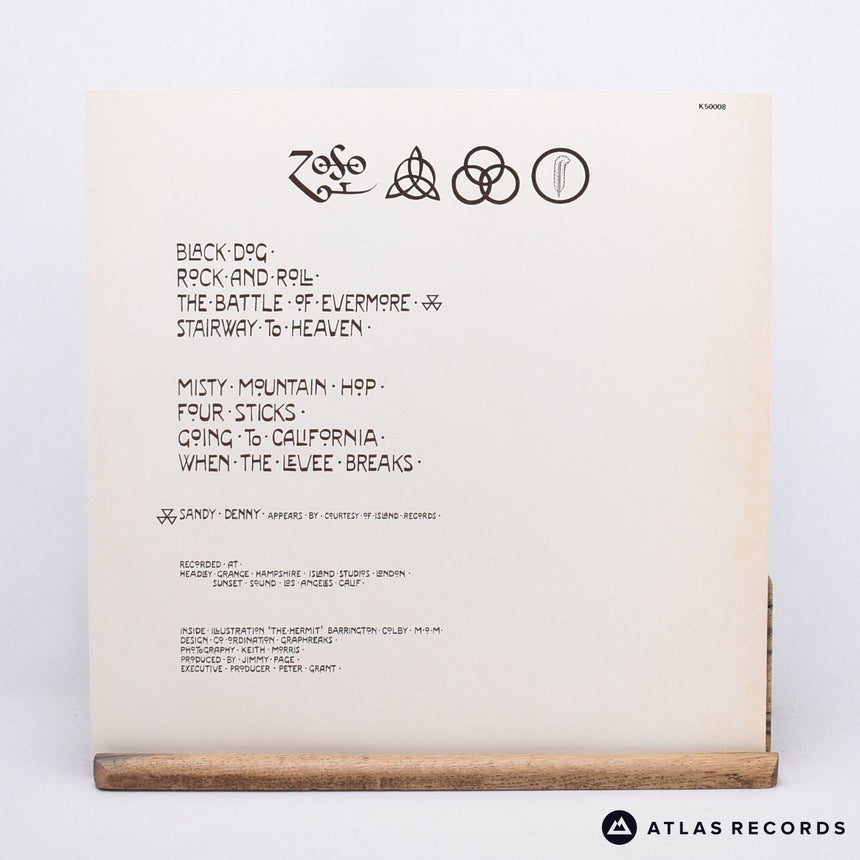 Led Zeppelin - Untitled [IV] - Reissue A-2 B-2 LP Vinyl Record - EX/EX