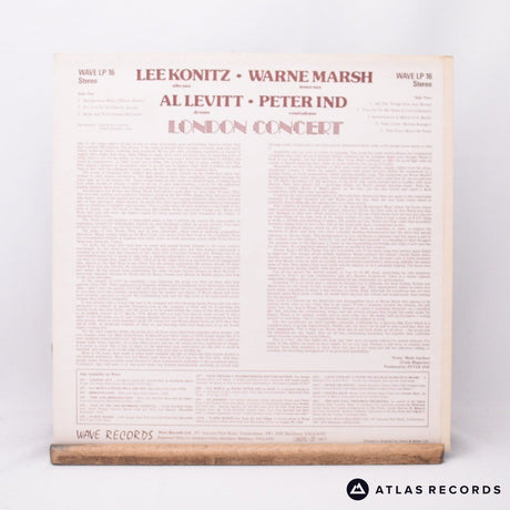 Lee Konitz - London Concert - A1 B1 LP Vinyl Record - EX/EX