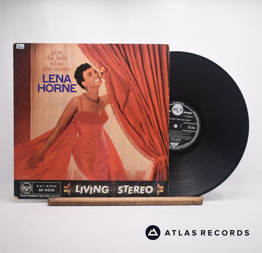 Lena Horne Give The Lady What She Wants LP Vinyl Record - Front Cover & Record