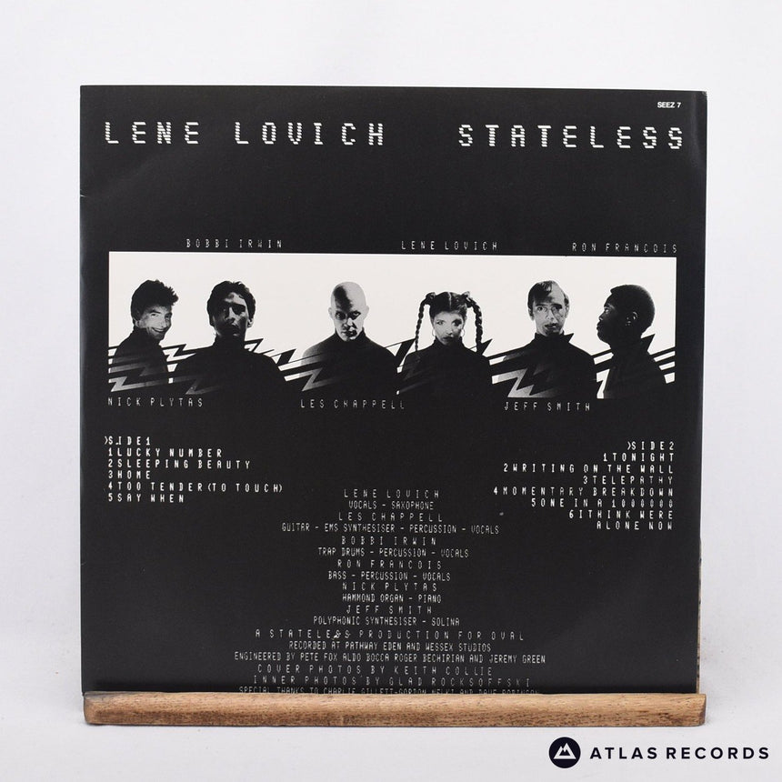 Lene Lovich - Stateless - LP Vinyl Record - VG+/EX