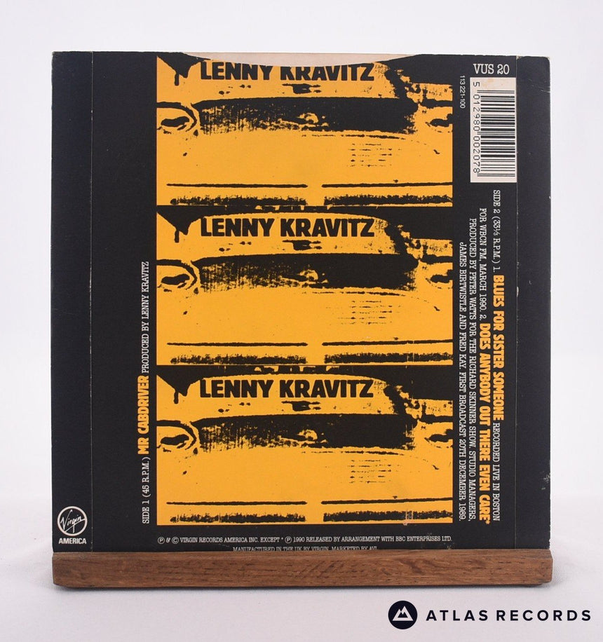 Lenny Kravitz - Mr. Cab Driver - 7" EP Vinyl Record - VG+/VG+