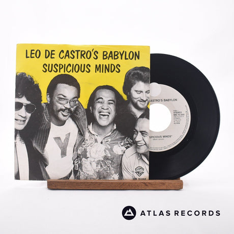 Leo De Castro's Babylon Suspicious Minds 7" Vinyl Record - Front Cover & Record