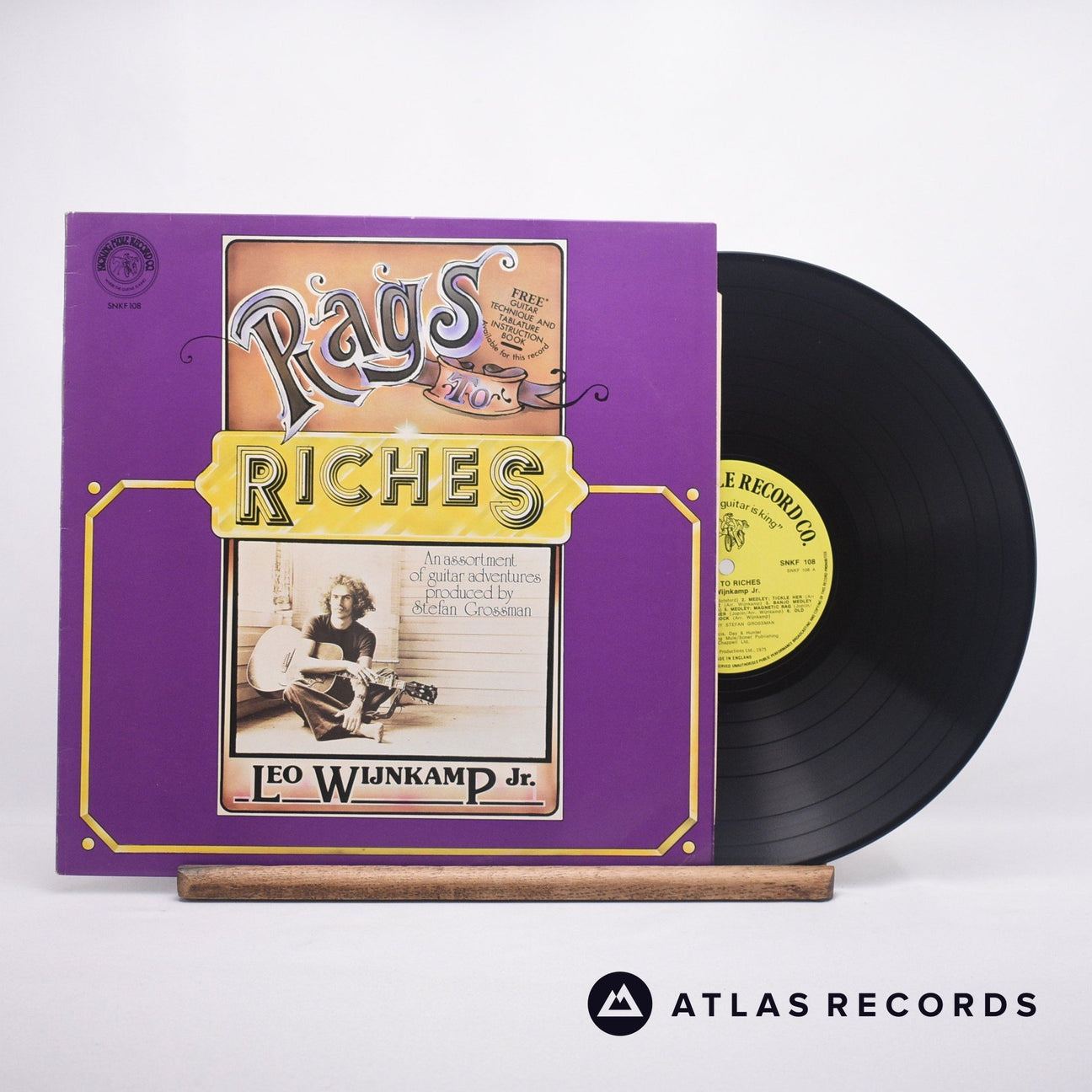 Leo Wijnkamp Jr. Rags To Riches LP Vinyl Record - Front Cover & Record