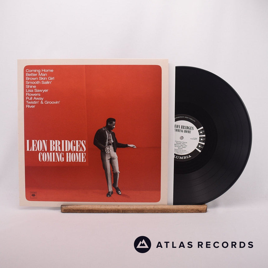 Leon Bridges Coming Home LP Vinyl Record - Front Cover & Record