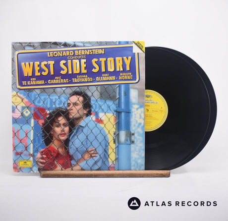 Leonard Bernstein West Side Story Double LP Box Set Vinyl Record - Front Cover & Record