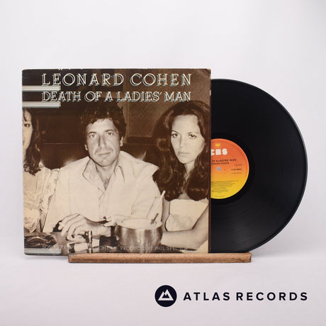 Leonard Cohen Death Of A Ladies' Man LP Vinyl Record - Front Cover & Record