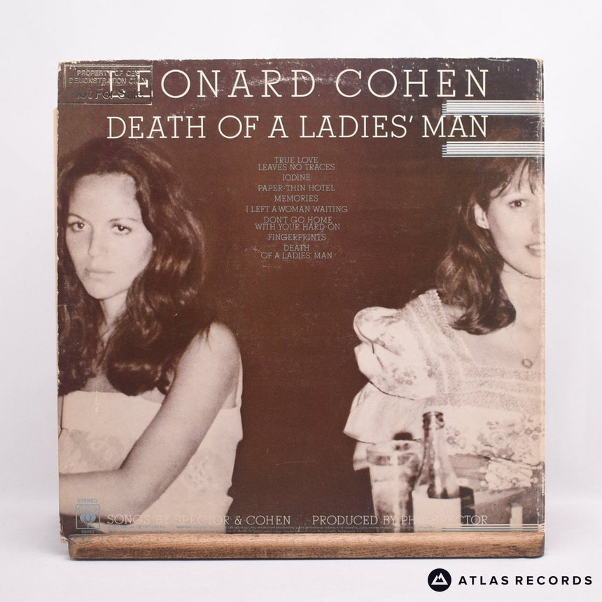 Leonard Cohen - Death Of A Ladies' Man - Gatefold LP Vinyl Record - VG+/VG+
