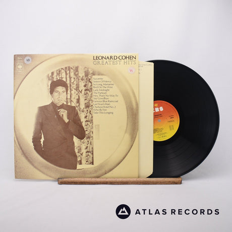 Leonard Cohen Greatest Hits LP Vinyl Record - Front Cover & Record