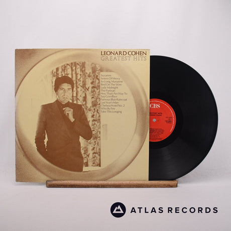 Leonard Cohen Greatest Hits LP Vinyl Record - Front Cover & Record
