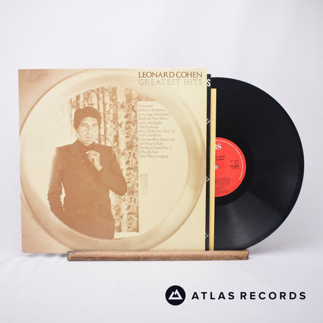Leonard Cohen Greatest Hits LP Vinyl Record - Front Cover & Record