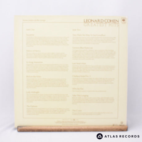 Leonard Cohen - Greatest Hits - Insert Reissue LP Vinyl Record - EX/EX
