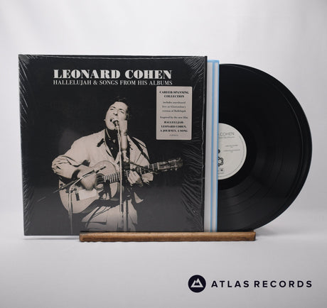 Leonard Cohen Hallelujah & Songs From His Albums Double LP Vinyl Record - Front Cover & Record