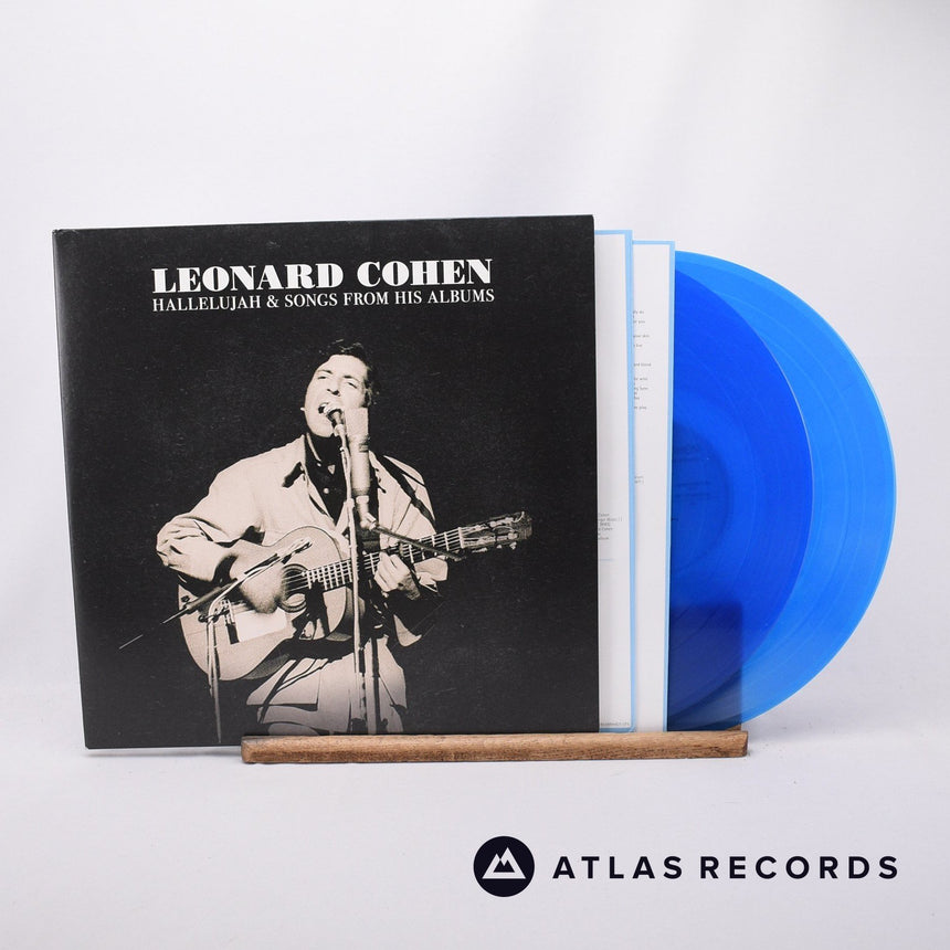 Leonard Cohen Hallelujah & Songs From His Albums 2 x LP Vinyl Record - Front Cover & Record
