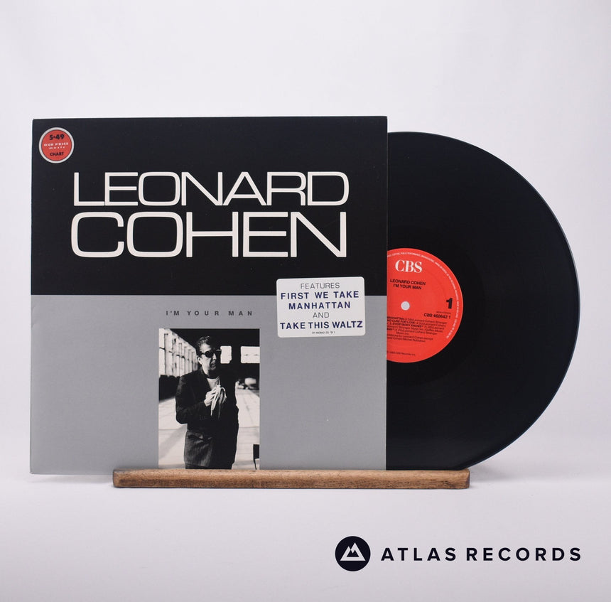 Leonard Cohen I'm Your Man LP Vinyl Record - Front Cover & Record