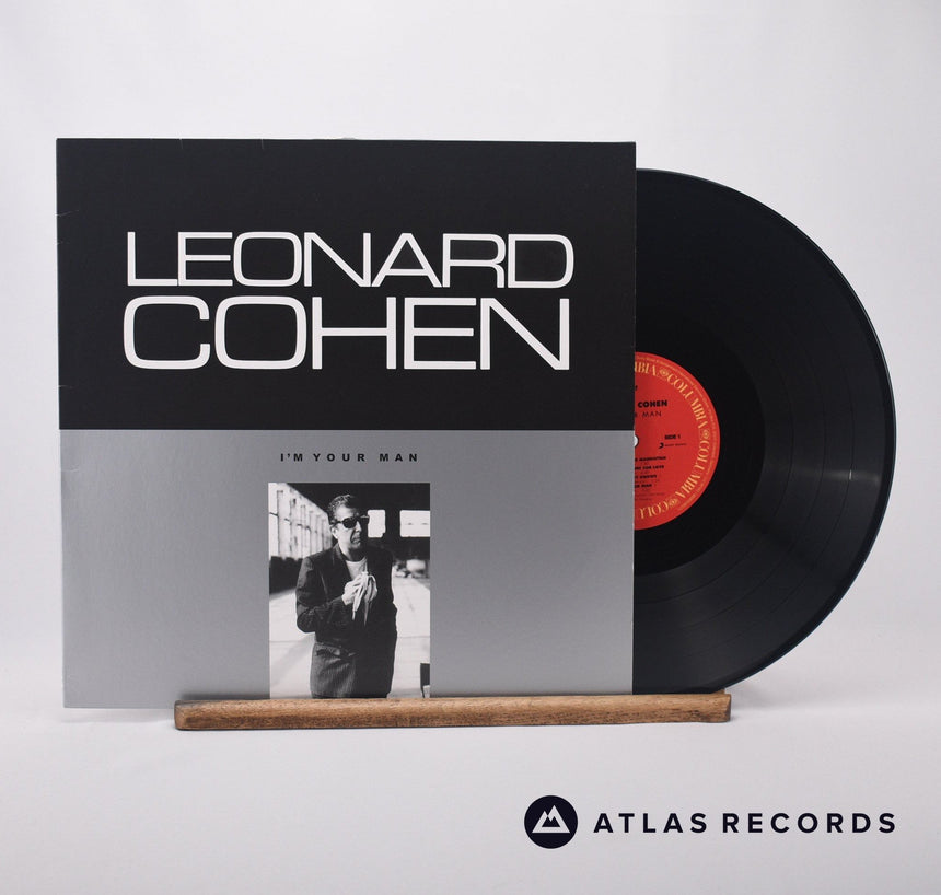 Leonard Cohen I'm Your Man LP Vinyl Record - Front Cover & Record