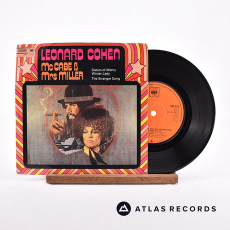 Leonard Cohen McCabe & Mrs Miller 7" Vinyl Record - Front Cover & Record