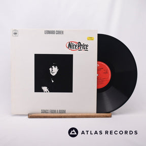 Leonard Cohen Songs From A Room LP Vinyl Record - Front Cover & Record