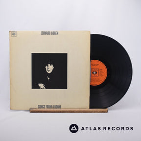 Leonard Cohen Songs From A Room LP Vinyl Record - Front Cover & Record