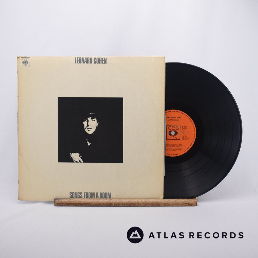 Leonard Cohen Songs From A Room LP Vinyl Record - Front Cover & Record