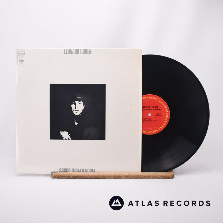 Leonard Cohen Songs From A Room LP Vinyl Record - Front Cover & Record