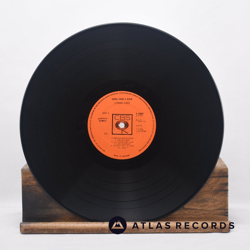Leonard Cohen - Songs From A Room - LP Vinyl Record - VG/VG+