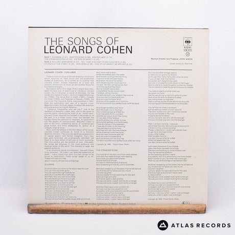 Leonard Cohen - Songs Of Leonard Cohen - Reissue LP Vinyl Record - EX/EX