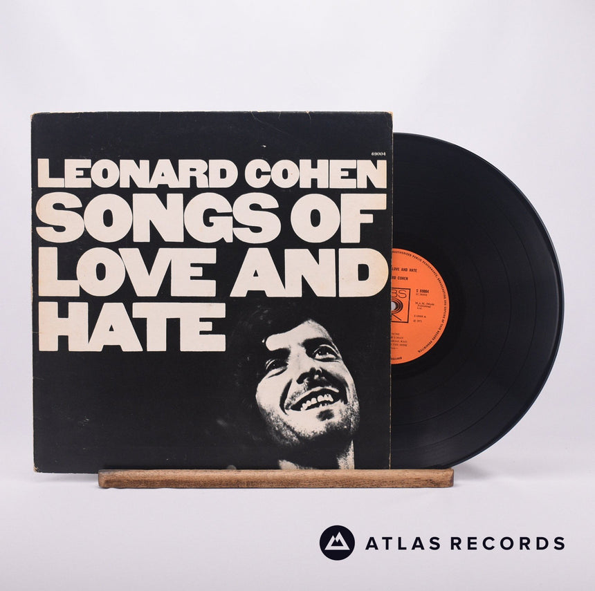 Leonard Cohen Songs Of Love And Hate LP Vinyl Record - Front Cover & Record