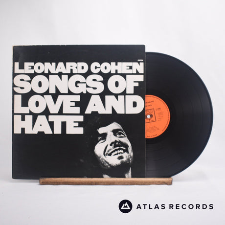 Leonard Cohen Songs Of Love And Hate LP Vinyl Record - Front Cover & Record
