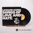 Leonard Cohen Songs Of Love And Hate LP Vinyl Record - Front Cover & Record