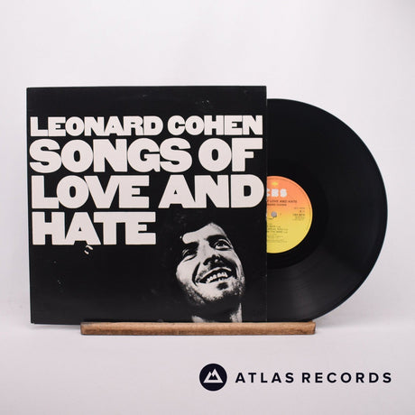 Leonard Cohen Songs Of Love And Hate LP Vinyl Record - Front Cover & Record