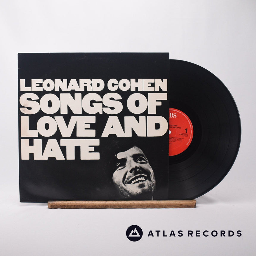 Leonard Cohen Songs Of Love And Hate LP Vinyl Record - Front Cover & Record