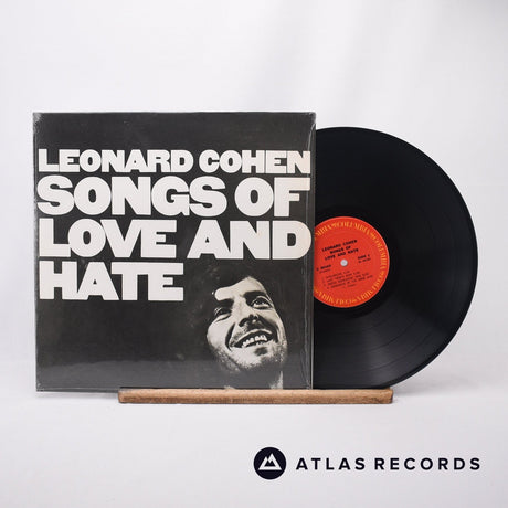 Leonard Cohen Songs Of Love And Hate LP Vinyl Record - Front Cover & Record