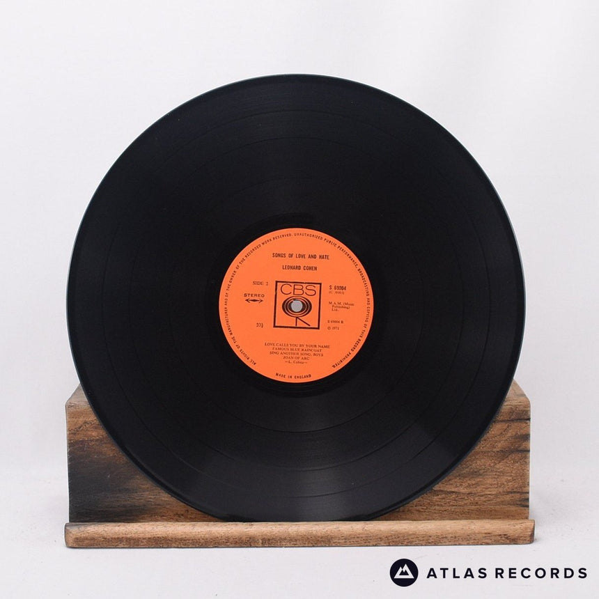 Leonard Cohen - Songs Of Love And Hate - LP Vinyl Record - VG+/EX